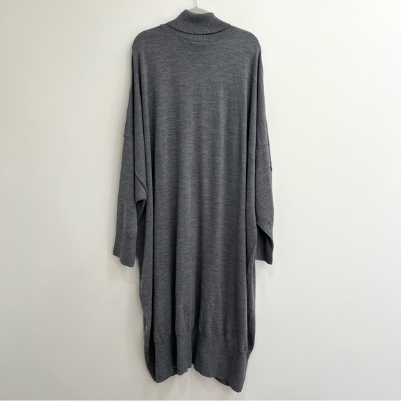 Universal Standard Merino Wool Long Split Front Turtleneck Sweater Tunic 3XL - Picture 2 of 11
